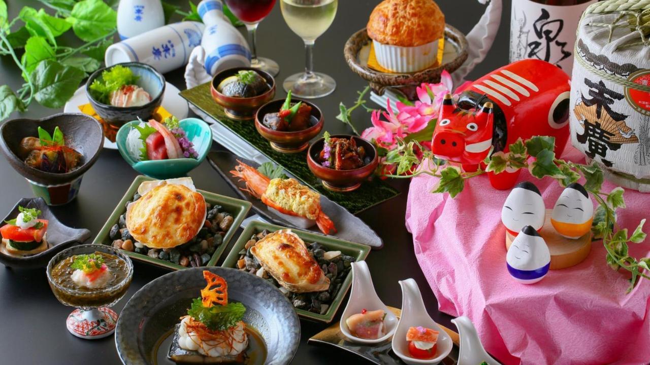 Hotel Ooedo Onsen Monogatari Aizu Zewnętrze zdjęcie